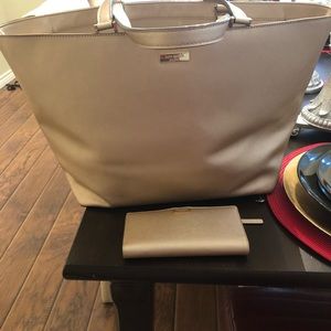 Authentic Rose🌹 Gold  Kate Spade Tote + wallet